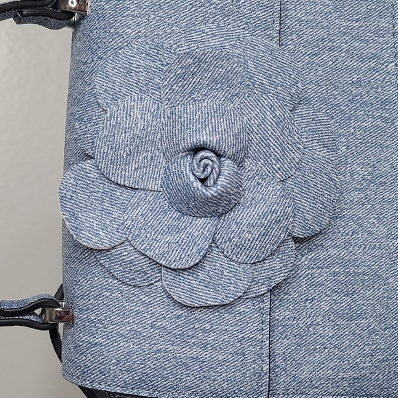 NWT Aldo denim flower mini bag - Picture 2 of 8